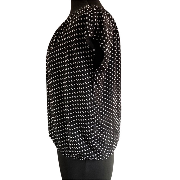 Vince Camuto black and white blouse. Small. - Picture 2 of 8